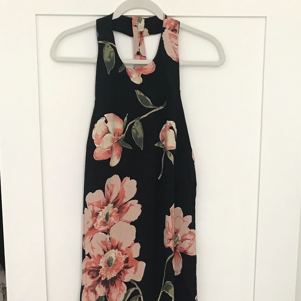 Roe + May magnolia maxi dress large NWT